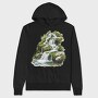 Waterfall Forest Cliff, Hanorac Oversize Barbati (Unisex)