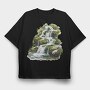 Waterfall Forest Cliff, Tricou Oversize Barbati (Unisex)