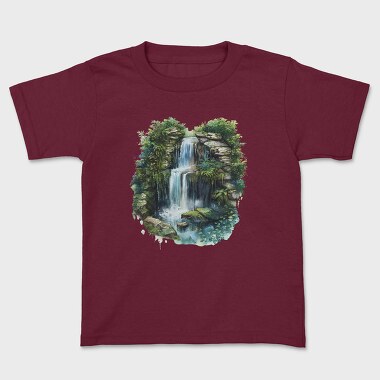 Waterfall Jungle Forest, Tricou Copii