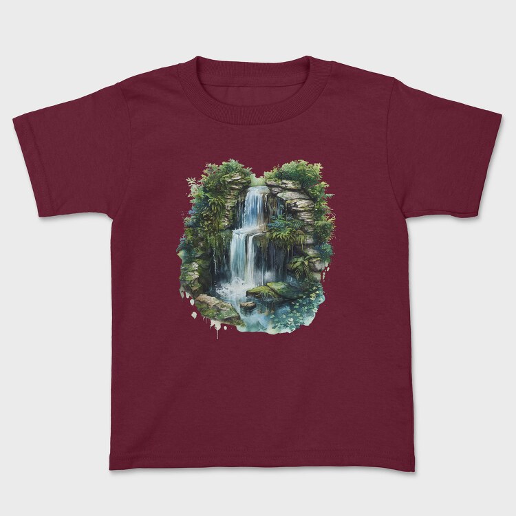 Waterfall Jungle Forest, Tricou Copii