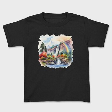 Waterfall Rainbow Mountain, Tricou Copii