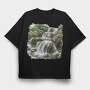 Waterfall Stream Forest, Tricou Oversize Barbati (Unisex)