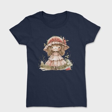 Watermelon Hat Girl, Tricou Femei