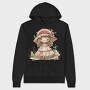 Watermelon Hat Girl, Hanorac Oversize Barbati (Unisex)