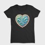 Wave Heart Sublimation, Tricou Femei