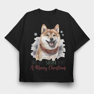 We Wi Shiba, Tricou Oversize Barbati (Unisex)