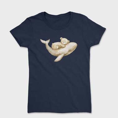 Whale Bear Sleep, Tricou Femei