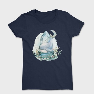 Whale Crystal Ocean, Tricou Femei
