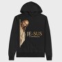 Jesus Watching You, Hanorac Oversize Barbati (Unisex)