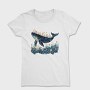 Whale Floral Dreams, Tricou Femei
