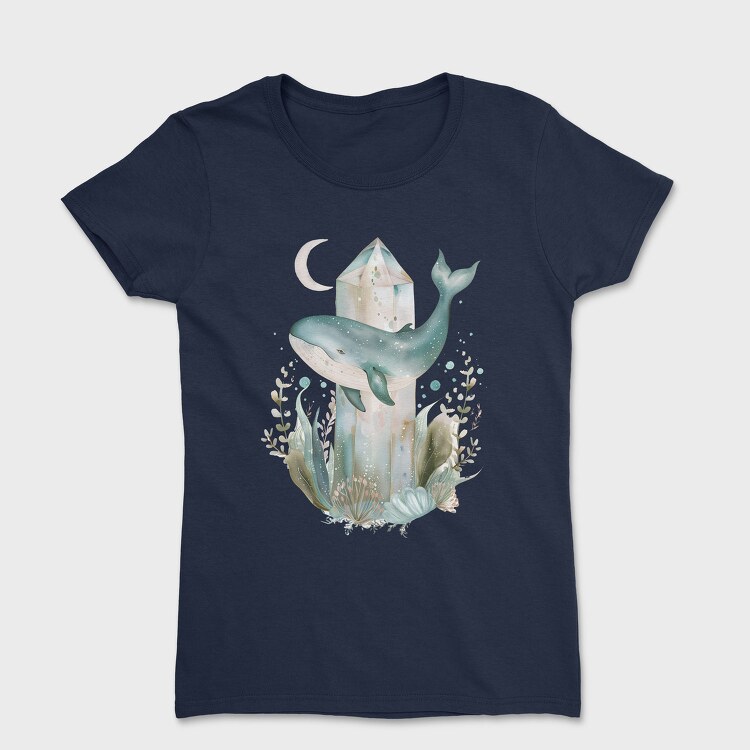 Whale Moon Crystal, Tricou Femei