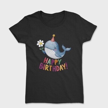 Whale Party Hat, Tricou Femei