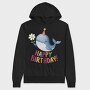 Whale Party Hat, Hanorac Oversize Barbati (Unisex)