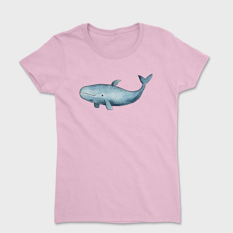 Whale Swim Minimal, Tricou Femei