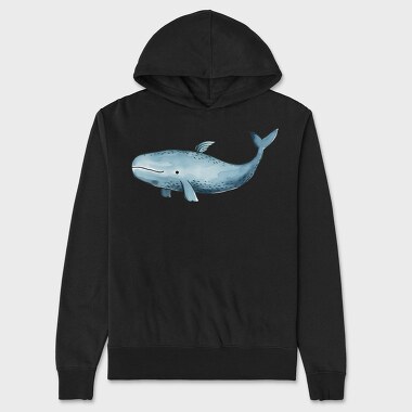 Whale Swim Minimal, Hanorac Oversize Barbati (Unisex)