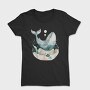 Whale Underwater Bubble, Tricou Femei