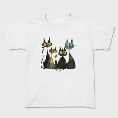 Whimsical Cat Group, Tricou Copii
