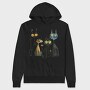 Whimsical Cat Group, Hanorac Oversize Barbati (Unisex)
