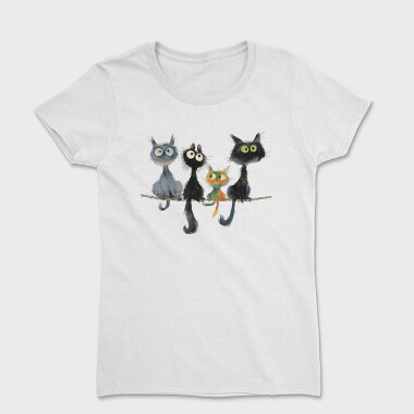 Whimsical Cats Group, Tricou Femei