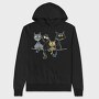 Whimsical Cats Group, Hanorac Oversize Barbati (Unisex)