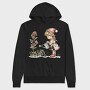 Whimsical Christmas Garden, Hanorac Oversize Barbati (Unisex)
