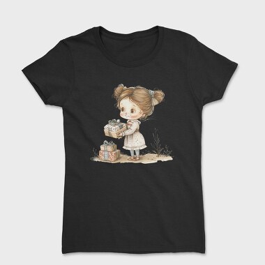 Whimsical Christmas Gift, Tricou Femei