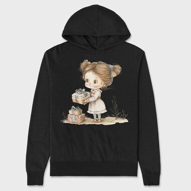 Whimsical Christmas Gift, Hanorac Oversize Barbati (Unisex)