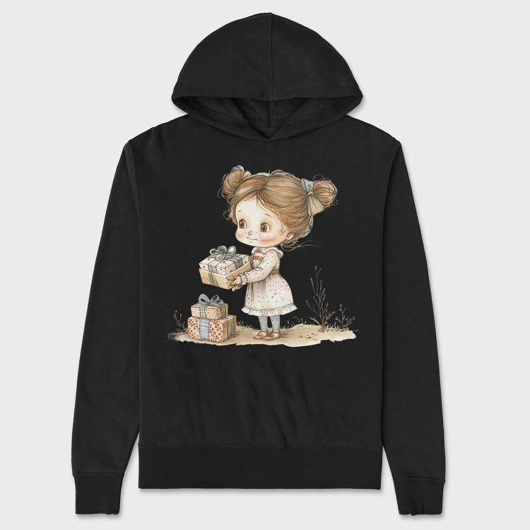 Whimsical Christmas Gift, Hanorac Oversize Barbati (Unisex)