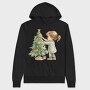 Whimsical Christmas Tree, Hanorac Oversize Barbati (Unisex)
