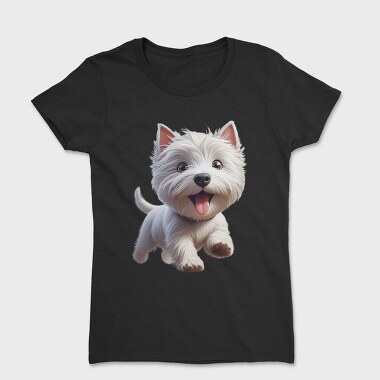 Whimsical Dog Run, Tricou Femei