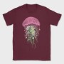 Jellyfish and Flowers, Tricou Barbati (Unisex)