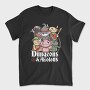 Dungeons And Axolotls Dungeon, Tricou Barbati (Unisex)