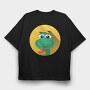 Snake Tongue Out, Tricou Oversize Barbati (Unisex)