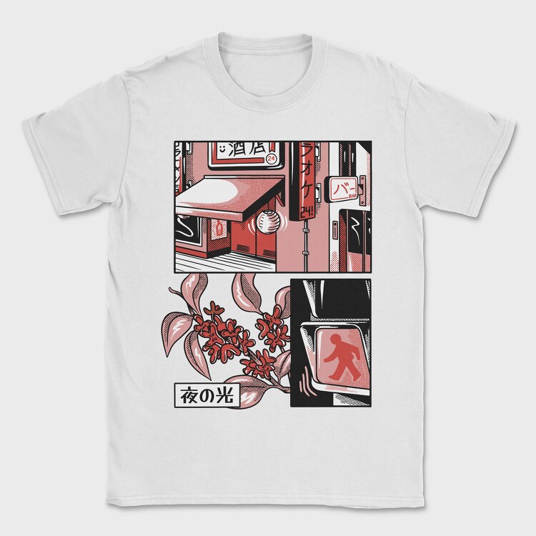 Japanese Comics, Tricou Barbati (Unisex)