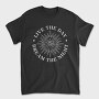 Lotus Flower Moon And Sun Line Art, Tricou Barbati (Unisex)
