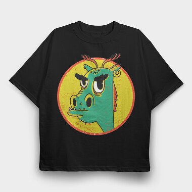 Cool Dragon, Tricou Oversize Barbati (Unisex)