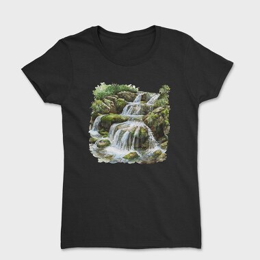 Waterfall Stream Forest, Tricou Femei