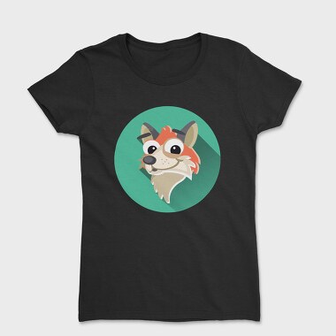 Fox Face Icon, Tricou Femei