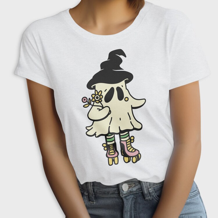 Cute Witch Ghost, Tricou Femei