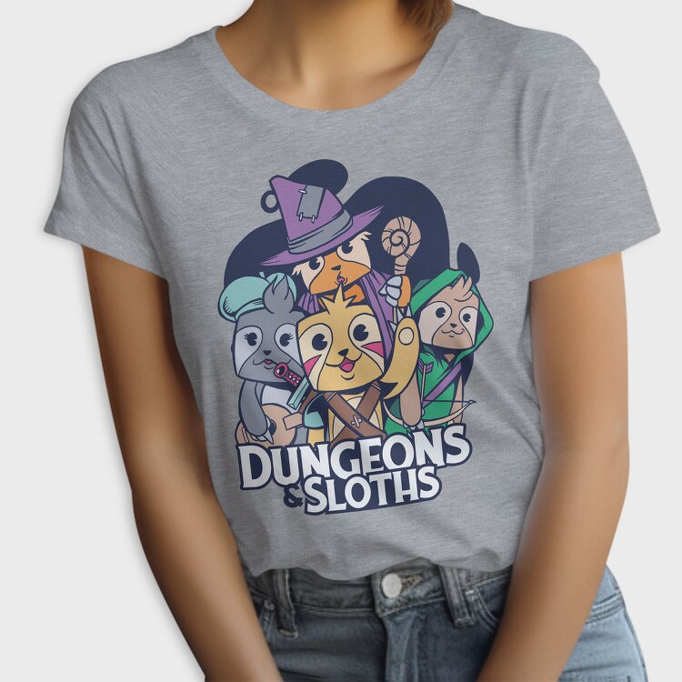 Dungeons Sloths, Tricou Femei