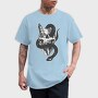 Skull With Snake Knife 01, Tricou Barbati (Unisex)