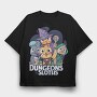 Dungeons Sloths, Tricou Oversize Barbati (Unisex)