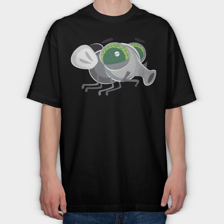 Cyberfly, Tricou Oversize Barbati (Unisex)