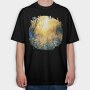 Watercolor Woodland Forest, Tricou Oversize Barbati (Unisex)