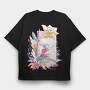 Magic Fairy In Flower Field Fairycore 06, Tricou Oversize Barbati (Unisex)