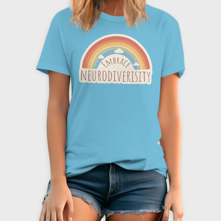 Rainbow Neurodiversity, Tricou Barbati (Unisex)