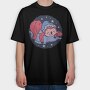 Sleeping Sloth On A Pillow Cap, Tricou Oversize Barbati (Unisex)