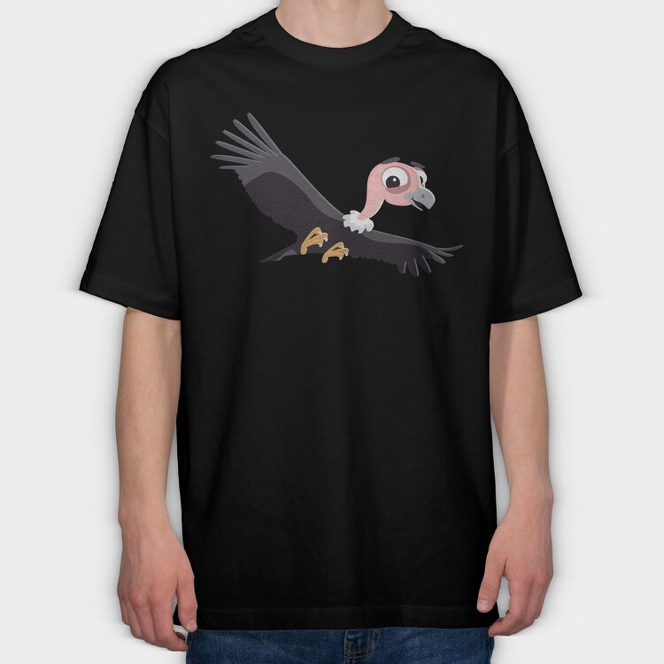 Eagle Flight, Tricou Oversize Barbati (Unisex)