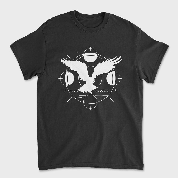 Eagle Flying Sunset Animal Monochrome Tote, Tricou Barbati (Unisex)