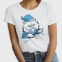 Sleepy Cat Animal In Pajamas, Tricou Femei